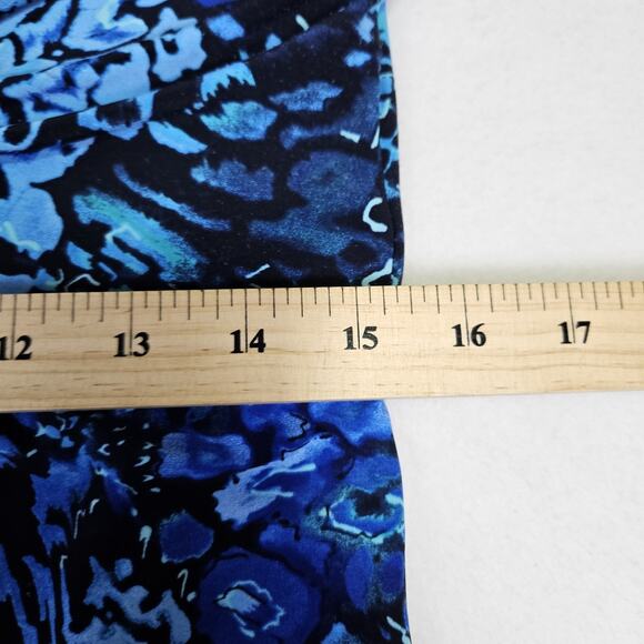 Miraclesuit Womens Swimsuit CoverUp Belted Dress Short Sleeve Nautical Stretch M - Picture 10 of 12